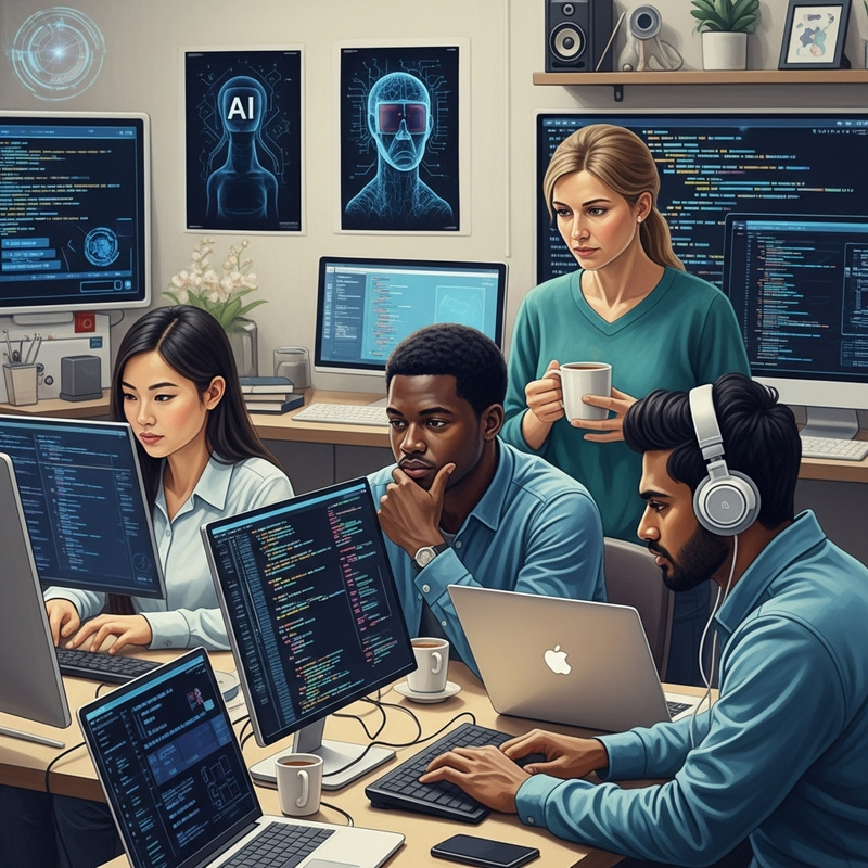 Ideal Student at the Computer Academy | Advanced Tech Learning