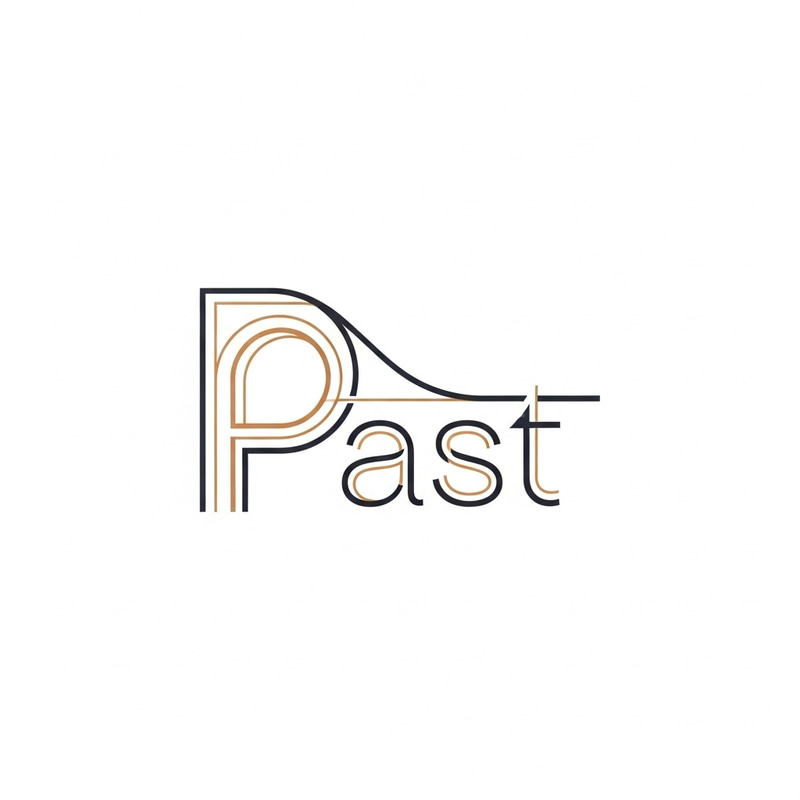 Elegant Logo Design Incorporating 'Past'