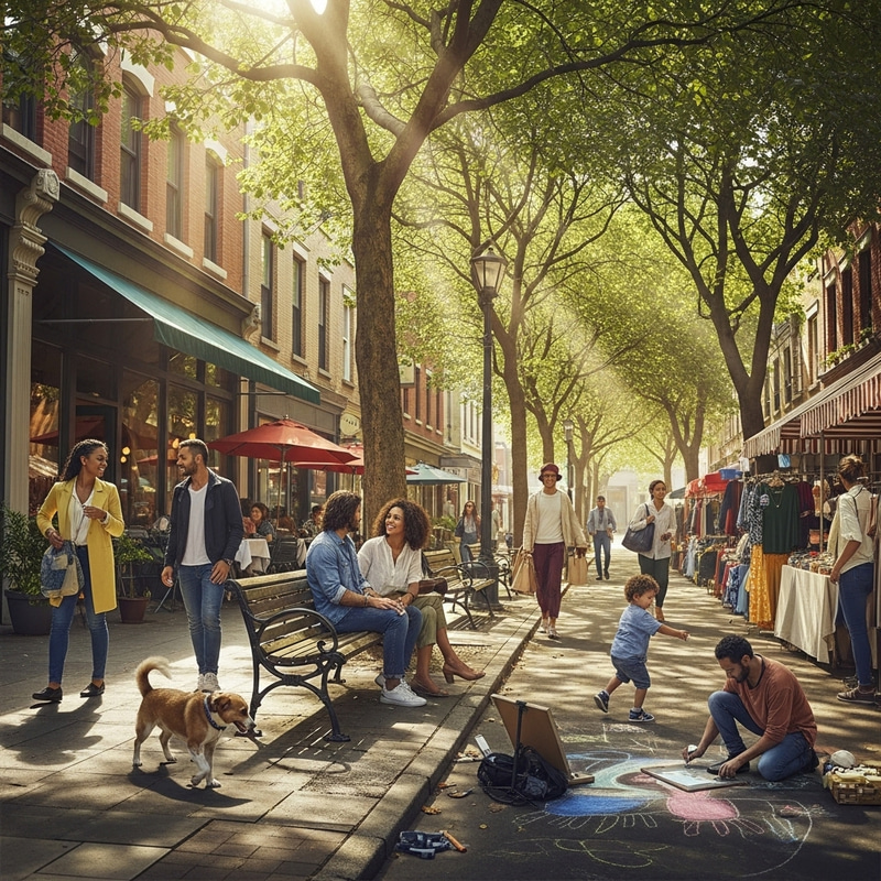 Vibrant Daily Life - Community Activities and Sunshine Vibrant Daily Life - Community Activities and Sunshine