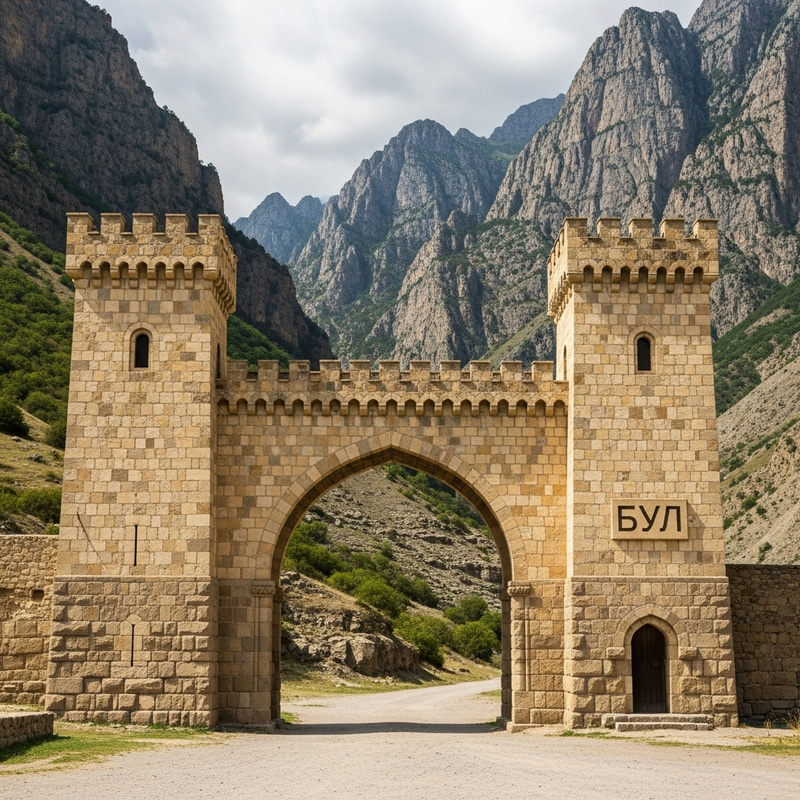 Sandstone Arch Towers in Dagestan | Agul Mountains Showcase Sandstone Arch Towers in Dagestan | Agul Mountains Showcase