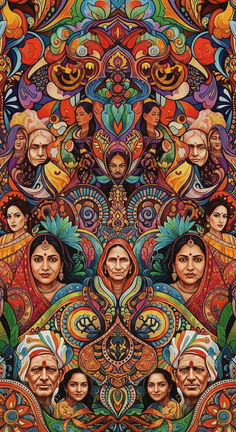 Vibrant Indian Culture Composition | Unity in Diversity Vibrant Indian Culture Composition | Unity in Diversity