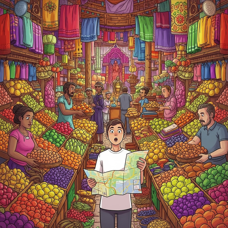 Vibrant Marketplace Exploration: A Beginner's Journey Vibrant Marketplace Exploration: A Beginner's Journey