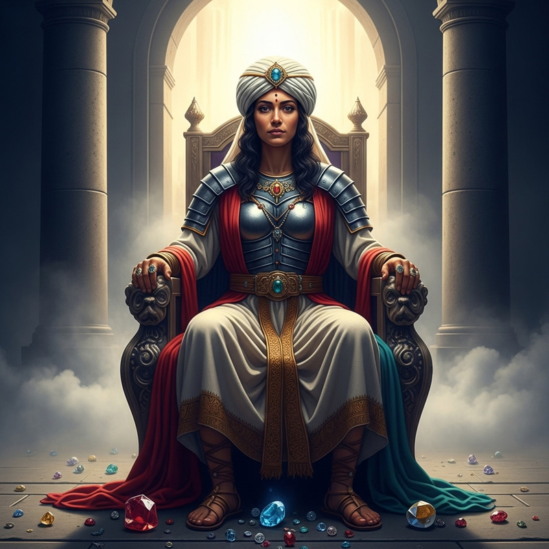 Racially Ambiguous Woman in Ancient Israelite Priestly Attire | Divine Presence in New Jerusalem Racially Ambiguous Woman in Ancient Israelite Priestly Attire | Divine Presence in New Jerusalem