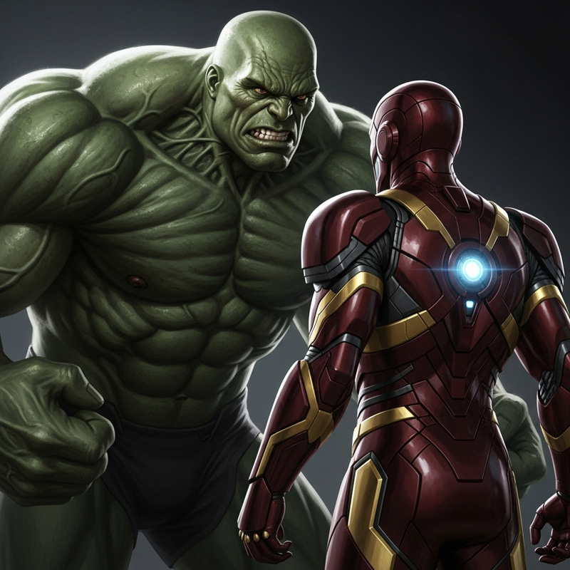 The Hulk vs Iron Man - Powerful Confrontation Scene The Hulk vs Iron Man - Powerful Confrontation Scene