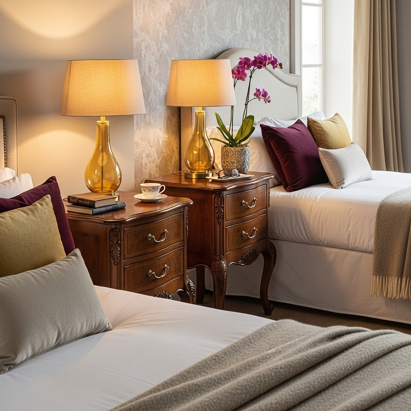 Stylish Bedside Table Image Captured Stylish Bedside Table Image Captured