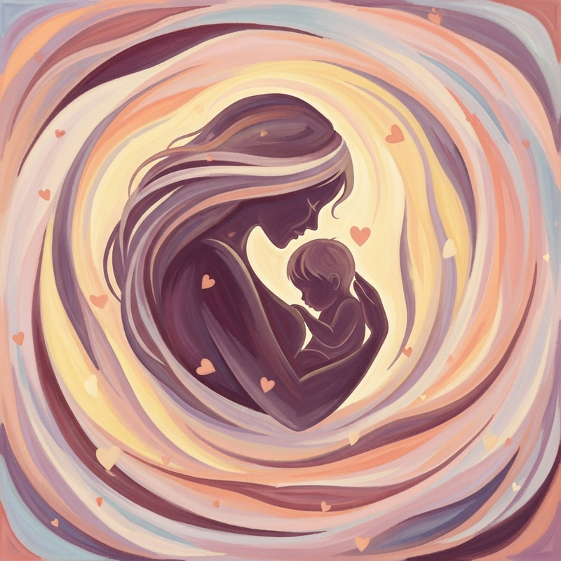 Abstract Depiction of Motherhood - رعاية الأم Abstract Depiction of Motherhood - رعاية الأم