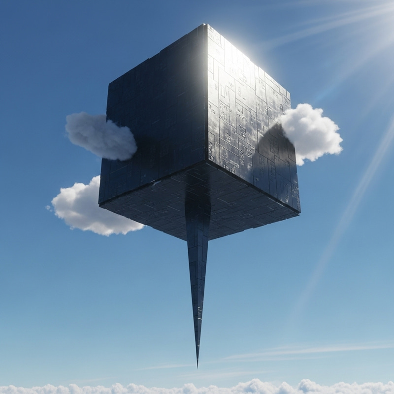 Gbox Floating in a Clear Blue Sky Gbox Floating in a Clear Blue Sky
