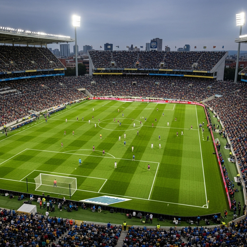 Soccer Stadium Spectacle | Dynamic Match Scene