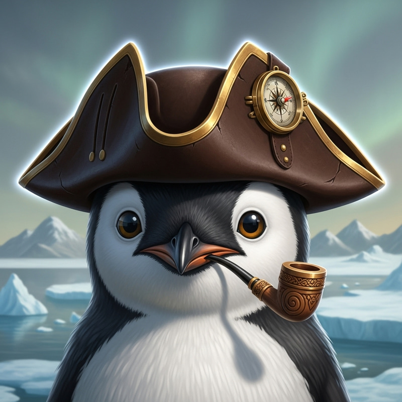 Detailed Penguin Art with Unique Hat - Digital Concept on Artstation Detailed Penguin Art with Unique Hat - Digital Concept on Artstation