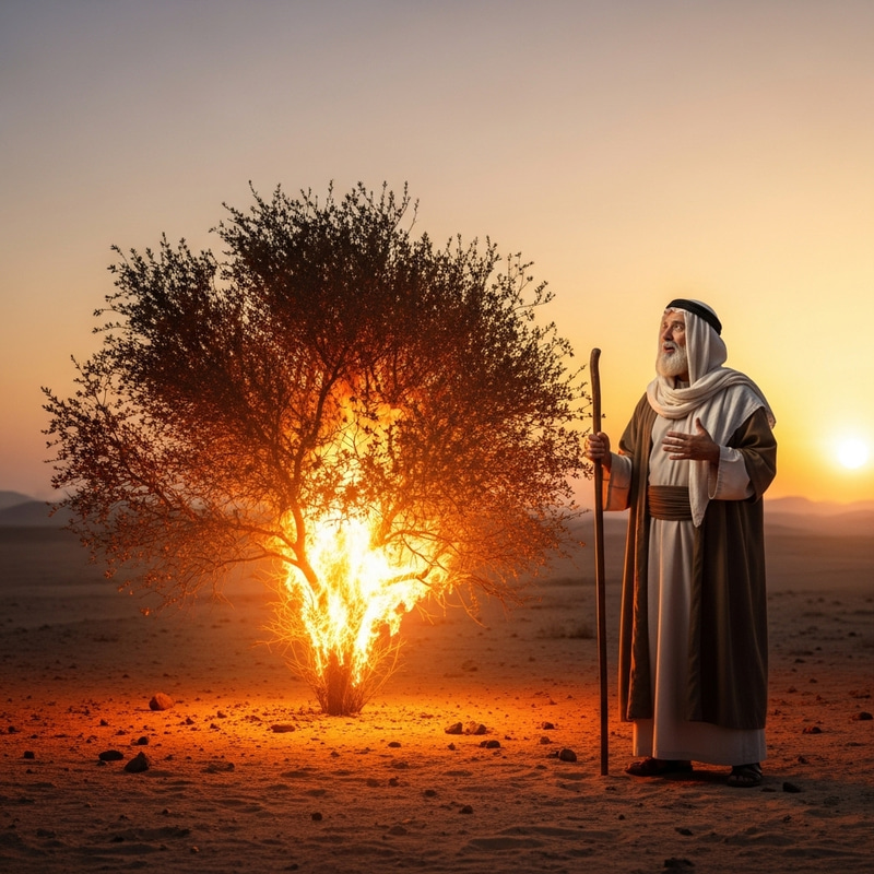 Moses: Mystical Encounter at the Burning Bush Moses: Mystical Encounter at the Burning Bush