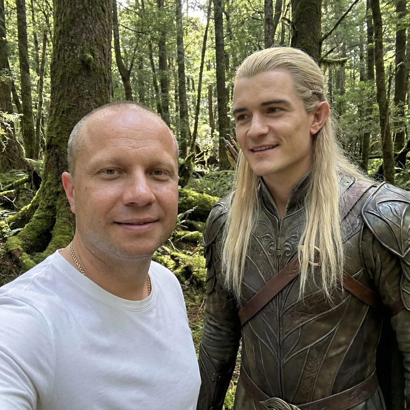 Epic Selfie with Legolas in Mirkwood Forest Epic Selfie with Legolas in Mirkwood Forest