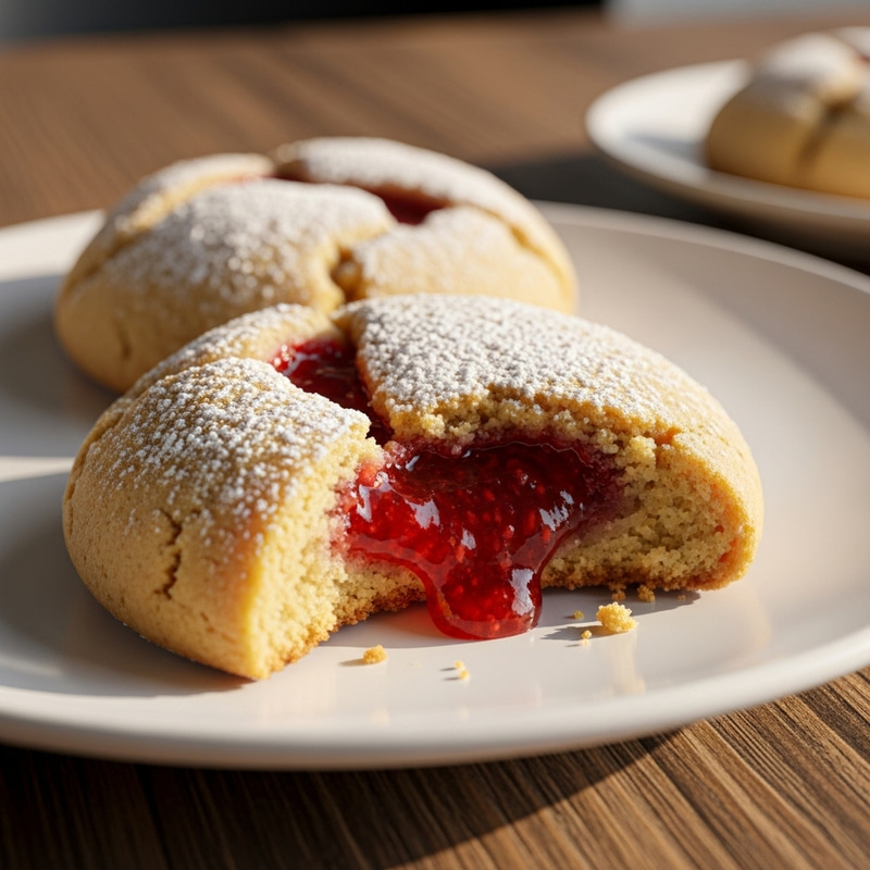 Strawberry Filled Cookie | Delicious Baked Treat Strawberry Filled Cookie | Delicious Baked Treat