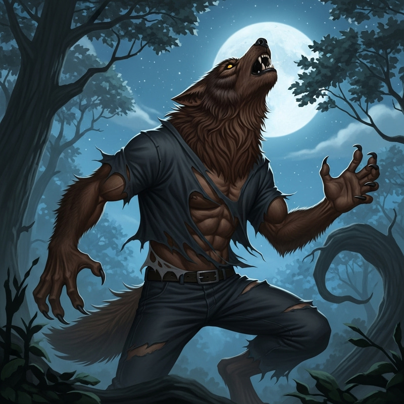 Transmation Werewolf: Fierce Transformation Scene Transmation Werewolf: Fierce Transformation Scene