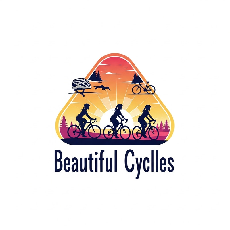 Beautiful Cyclist Logo Design | Vibrant & Diverse Cycling Inspiration Beautiful Cyclist Logo Design | Vibrant & Diverse Cycling Inspiration