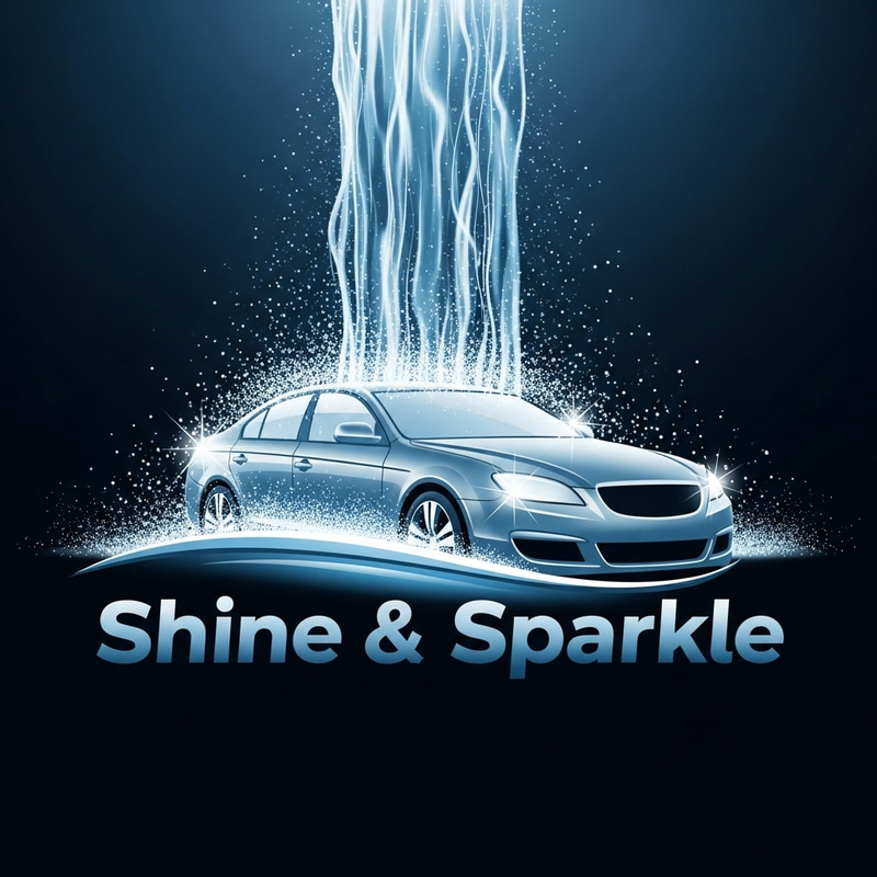 Clean & Fresh Car Cleaning Product Logo Design