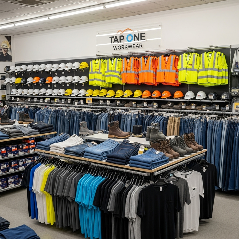 Tap One Workwear - Safety Helmets, Vests, Jeans & More Tap One Workwear - Safety Helmets, Vests, Jeans & More