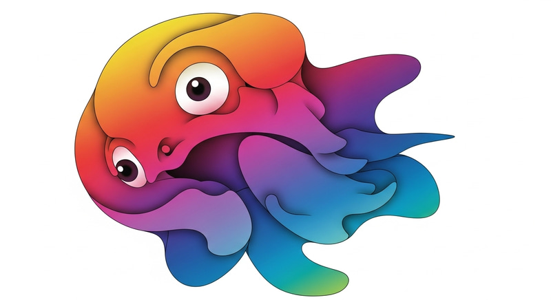 Fluid Surprises: Abstract Concept in Color Spectrum Fluid Surprises: Abstract Concept in Color Spectrum