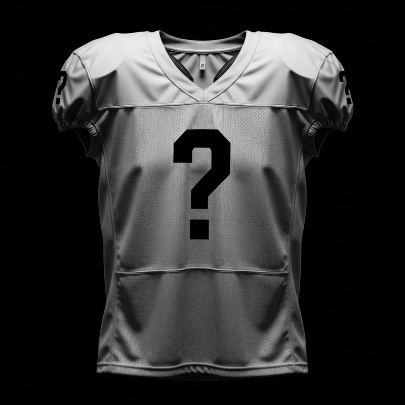 Athletic Mystery: The Shadowed Football Jersey Athletic Mystery: The Shadowed Football Jersey