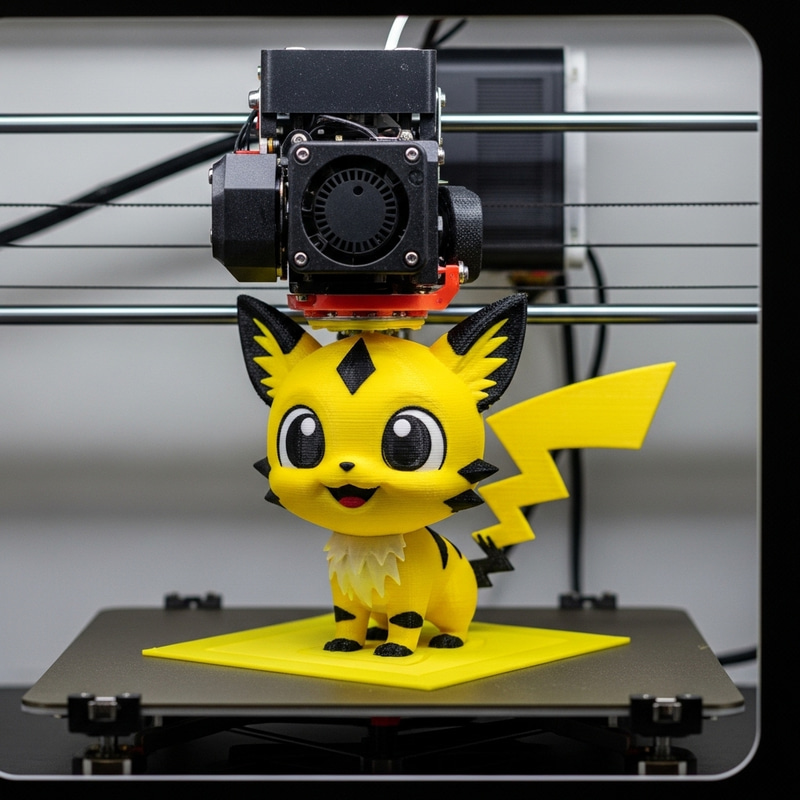 3D Printer Crafting Playful Pokemon - Fantasy Creature Design 3D Printer Crafting Playful Pokemon - Fantasy Creature Design
