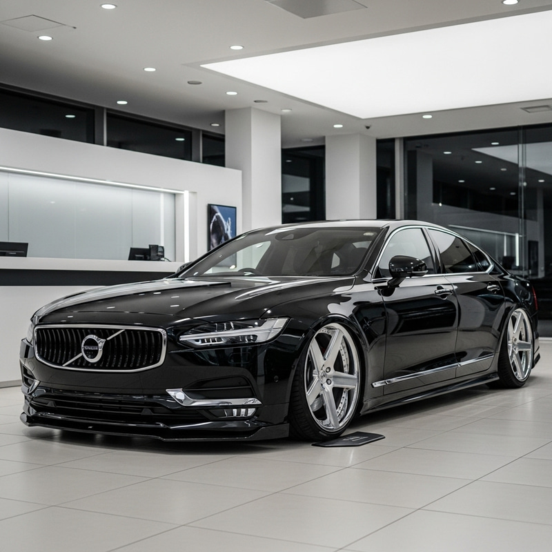 Liberty Walk Style Black Volvo S90 on Three-Piece Rims Liberty Walk Style Black Volvo S90 on Three-Piece Rims
