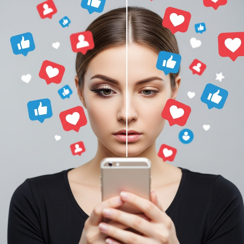 Contrasting Beauty: Selfies vs. Social Approval Contrasting Beauty: Selfies vs. Social Approval