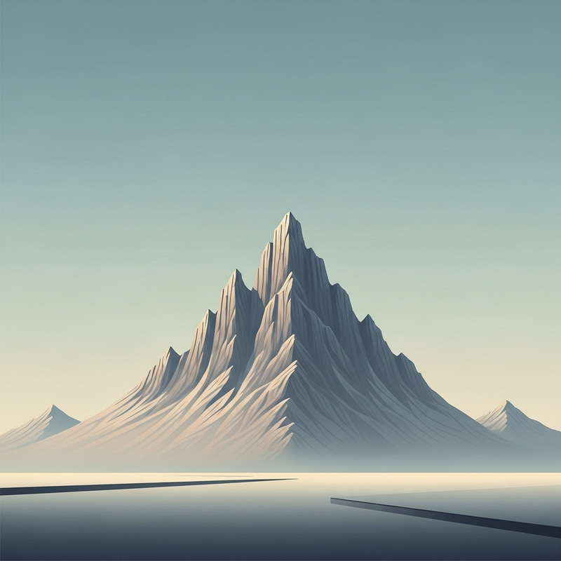 Vast & Serene Mountain Landscape | Minimalist View Vast & Serene Mountain Landscape | Minimalist View