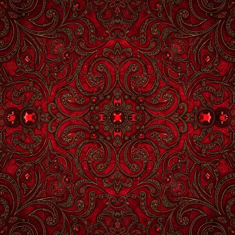 Royal Red Crown Texture - Elegant Regal Design Royal Red Crown Texture - Elegant Regal Design