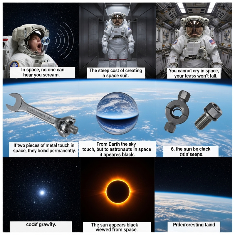 Fascinating Space Facts Depicted Through Visual Images