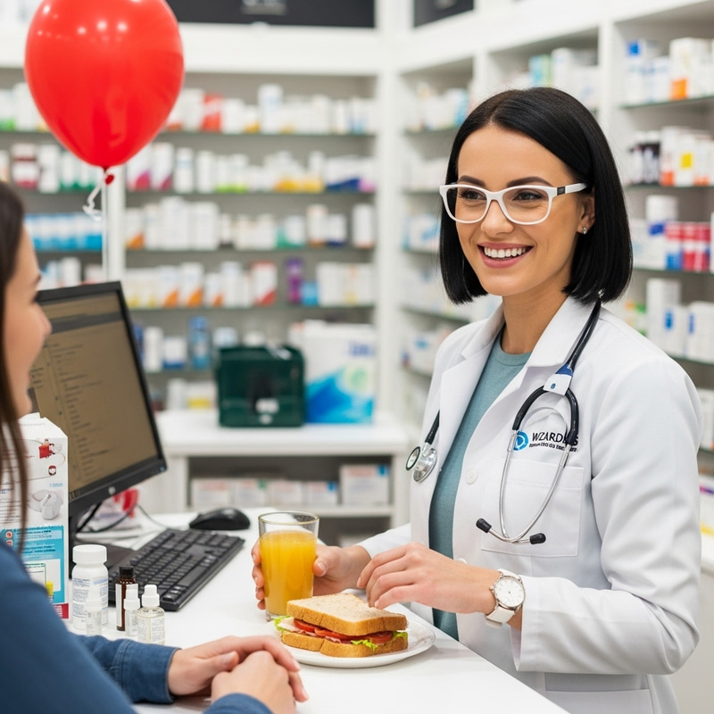 Radiant Pharmacist in Modern Pharmacy | Celebrating Passion & Proficiency Radiant Pharmacist in Modern Pharmacy | Celebrating Passion & Proficiency