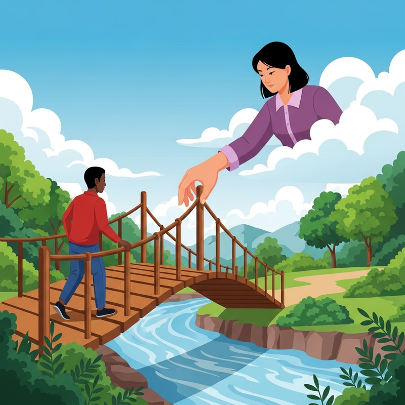 Navigating Life's Bridges: A Supportive Journey