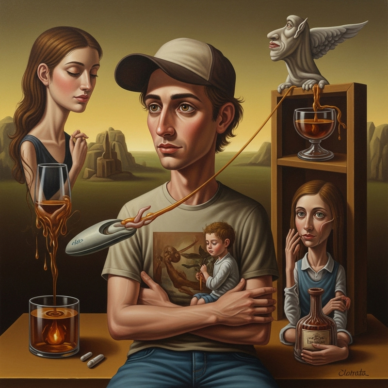 Surrealist Artwork: Symbolic Emotions & Drug Addiction Surrealist Artwork: Symbolic Emotions & Drug Addiction