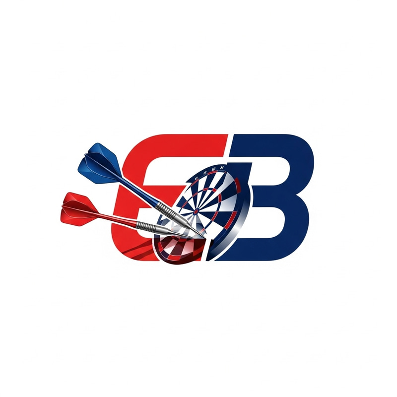 Logo Design for Dart Player with Initials E B Logo Design for Dart Player with Initials E B