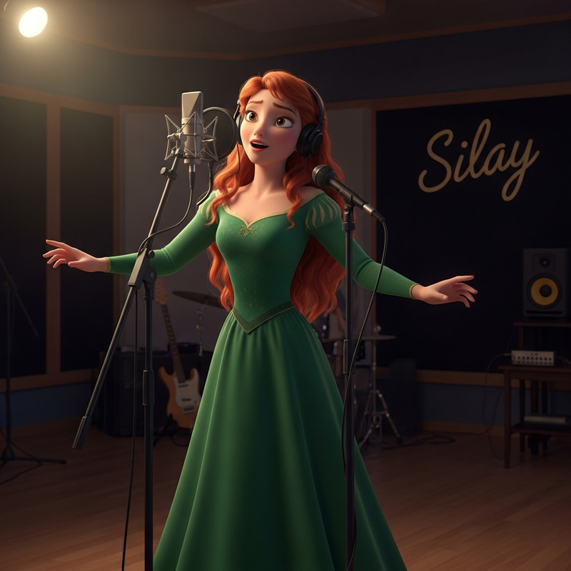 Valiant Redhead Princess Singing in Studio | Enchanting Silay Valiant Redhead Princess Singing in Studio | Enchanting Silay