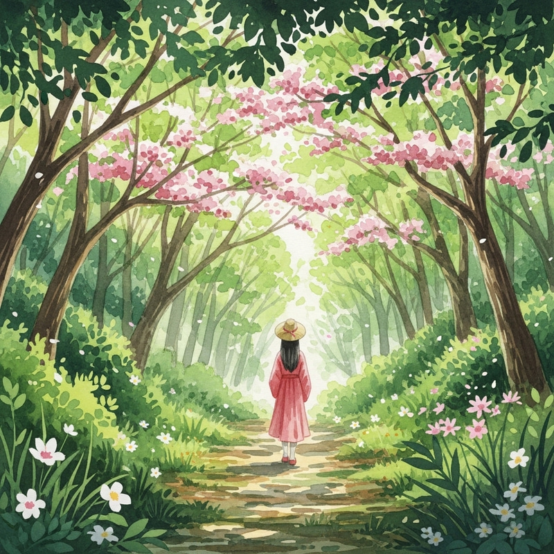 Tranquil Spring Forest Walk Tranquil Spring Forest Walk