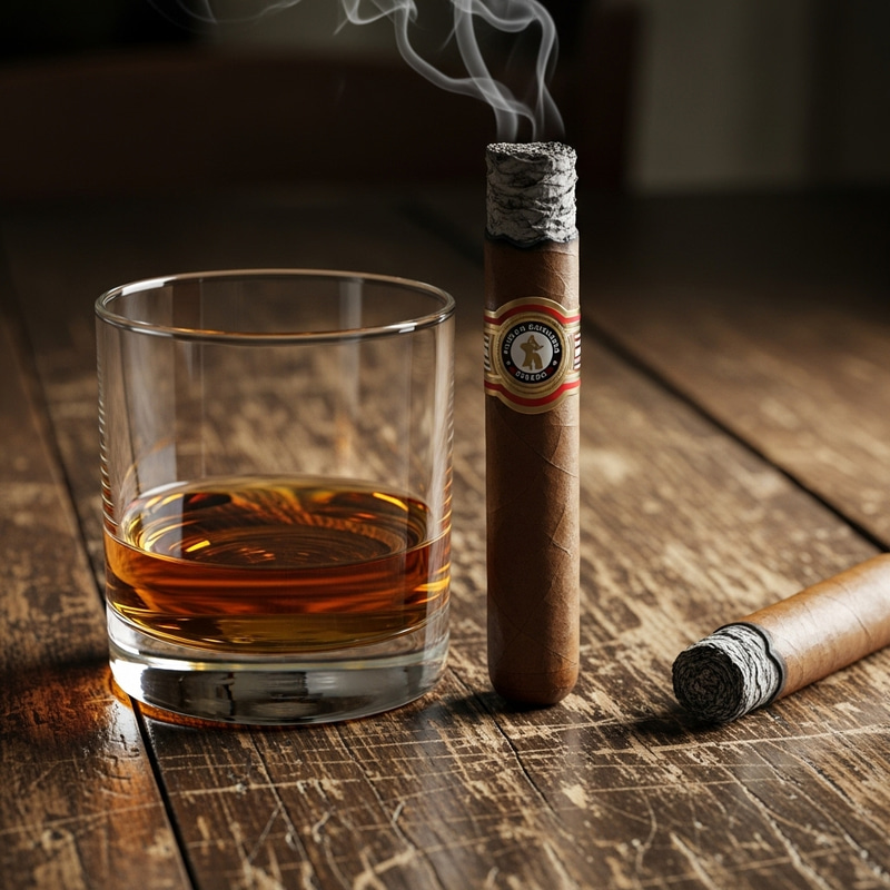 Whisky & Cigar: High-Definition Image Without Mice Whisky & Cigar: High-Definition Image Without Mice