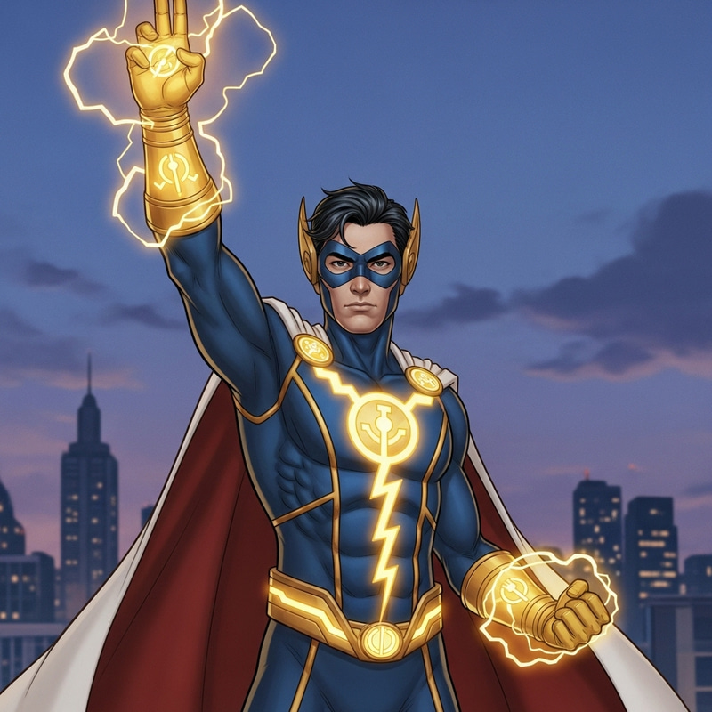 Epic Vietnamese Superhero Art: Lightning Power Epic Vietnamese Superhero Art: Lightning Power