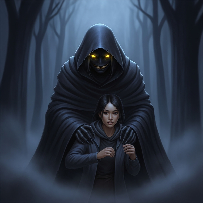 Malevolent Shadow Creature Haunting in Moonlit Fog | Hair-Raising Encounter Malevolent Shadow Creature Haunting in Moonlit Fog | Hair-Raising Encounter