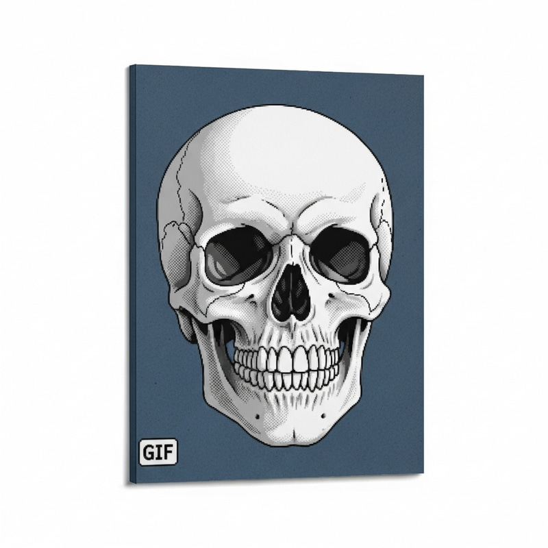Skull GIF Animation: Create a Spooky Motion Skull GIF Animation: Create a Spooky Motion