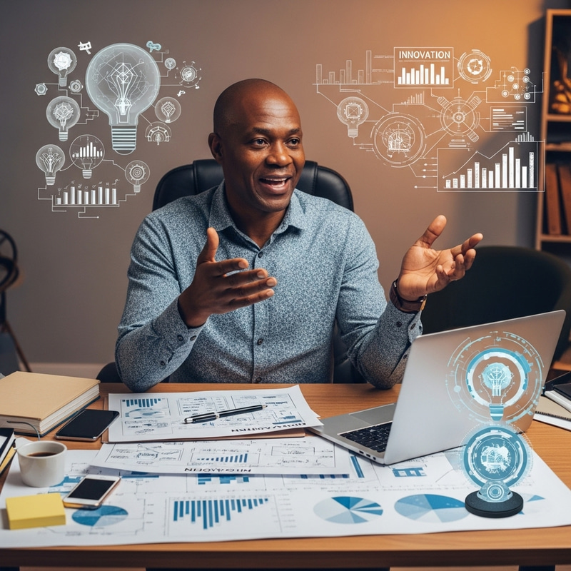 Charismatic South African Leader - Innovative and Energetic Style Charismatic South African Leader - Innovative and Energetic Style