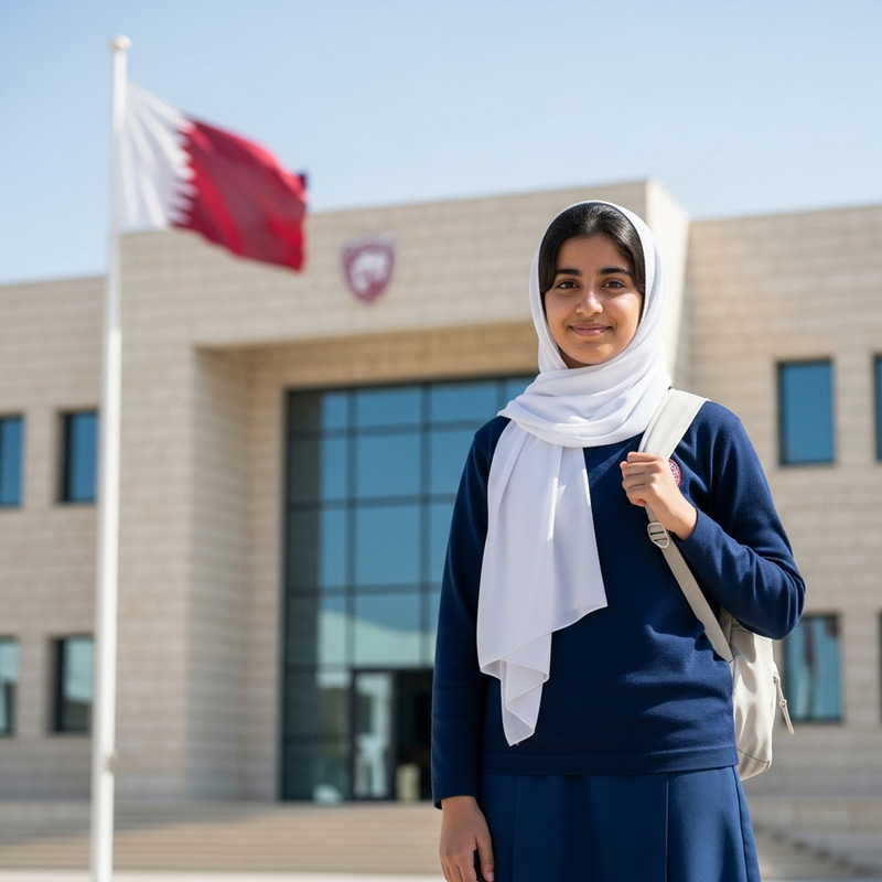 Qatar Schoolgirl: Capturing Authentic High School Moments Qatar Schoolgirl: Capturing Authentic High School Moments