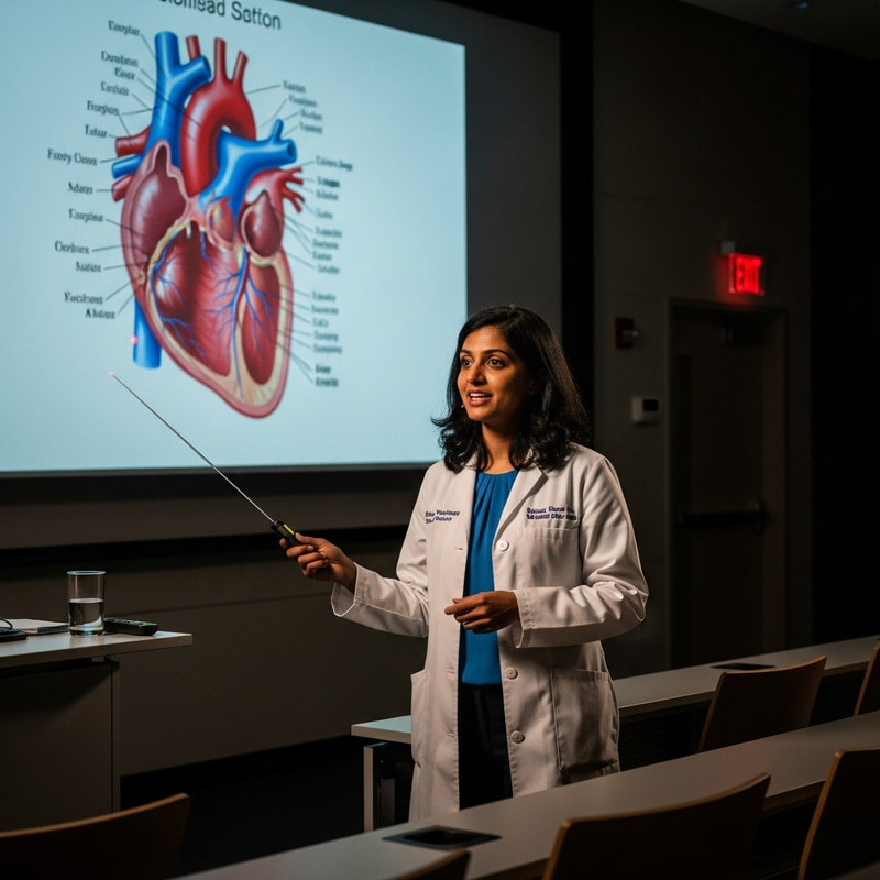 South Asian Doctor Delivers Insightful Lecture South Asian Doctor Delivers Insightful Lecture