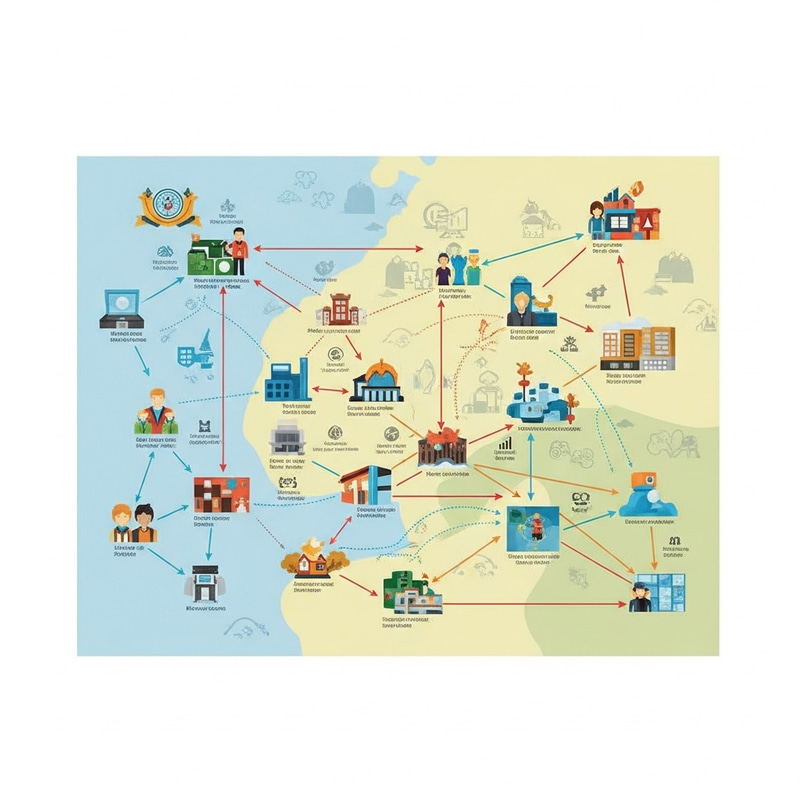 Map of Actors Promoting Decent Work