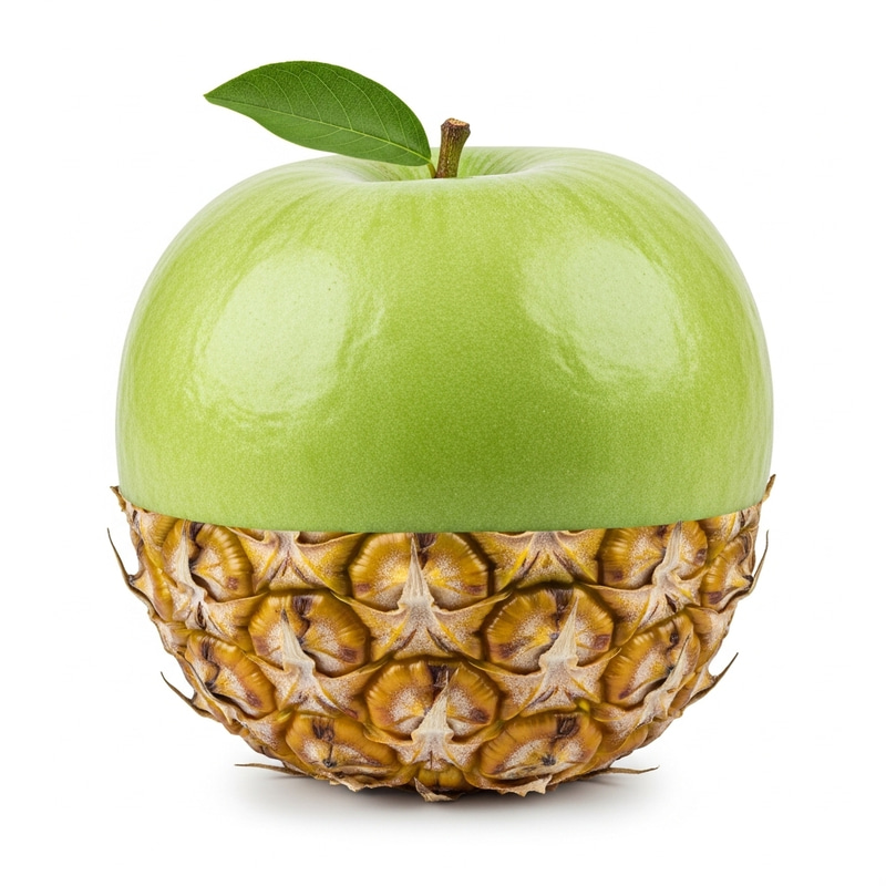 Fresh Fruit Medley: Apple, Guava & Pineapple Assortment