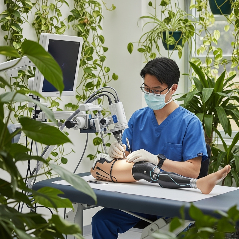 Orthopedics Technology with Green Accents Orthopedics Technology with Green Accents