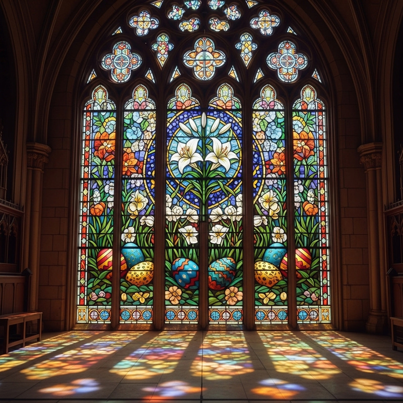 Easter Sunday Stained Glass Art Easter Sunday Stained Glass Art