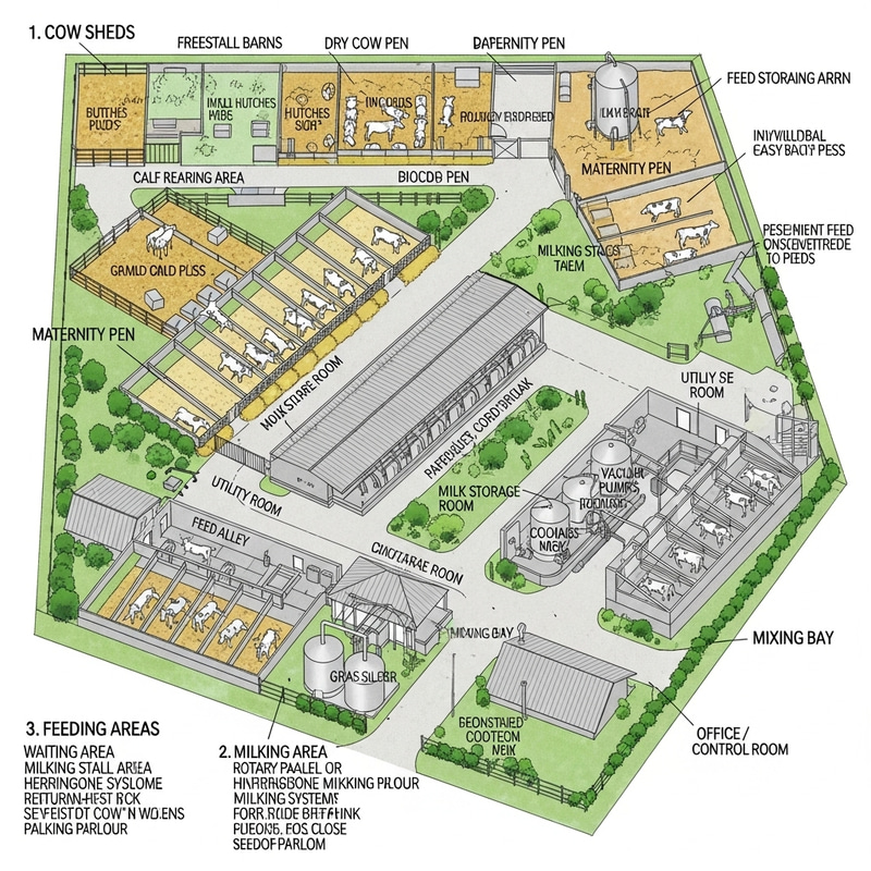 Ideal Dairy Farm Blueprint – Design Your Future Farm Ideal Dairy Farm Blueprint – Design Your Future Farm