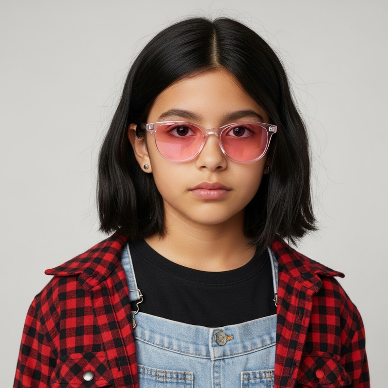 12-Year-Old Hispanic Girl with Grunge Style and Unique Features 12-Year-Old Hispanic Girl with Grunge Style and Unique Features