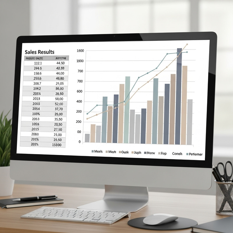 Sales Results Chart | Company Performance Analysis Sales Results Chart | Company Performance Analysis