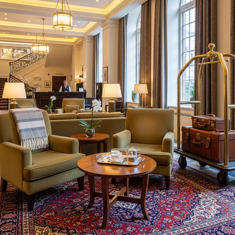 Comfortable Hotel Lobby Seating Area Comfortable Hotel Lobby Seating Area