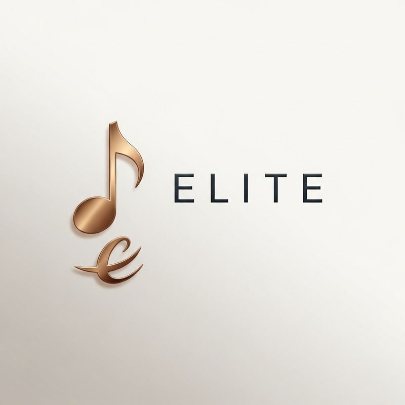 Elegant Crotchet Symbol Logo | ELITE Luxury Brand